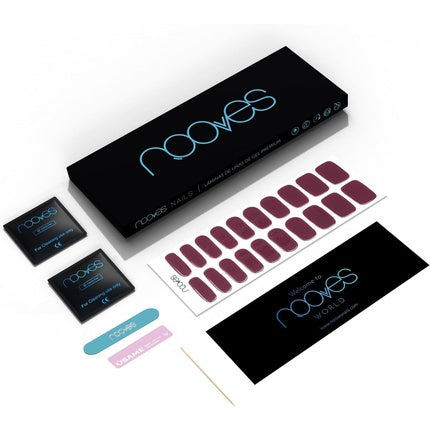 Gel Nail Films Midnight Rain Premium Luxe Solid Red 20 Units