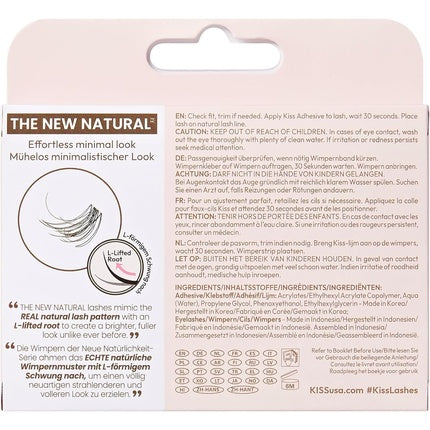 KISS The New Natural Trio False Eyelashes Clusters 01 24 Wisps