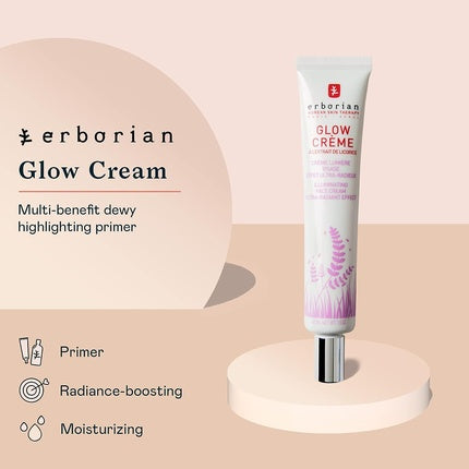 Erborian Glow Crème Illuminating Face Cream Primer with Ultra-Radiant Effect 45ml