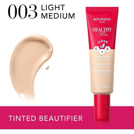 Bourjois Healthy Mix Tinted Beautifier Foundation Lightweight Moisturizing Foundation 003 Light Medium 30ml