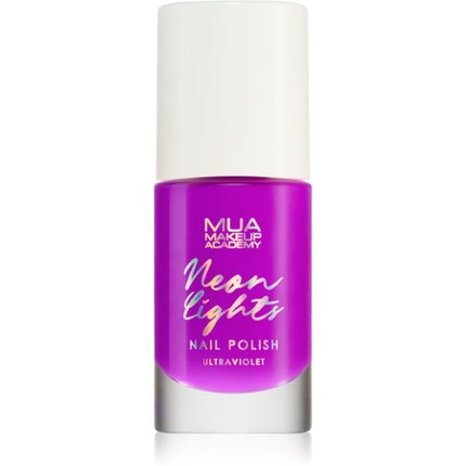 MUA Makeup Academy Neon Lights Nail Polish - Ultraviolet, 8 ml