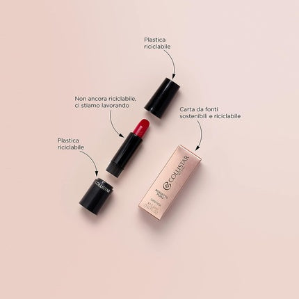 Collistar Refill Pure Lipstick Mandarin No. 40 Hydrating and Regenerating Creamy Satin Finish 2ml