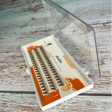 Ibra Double Artificial Eyelash Extensions 0.07 C-9mm