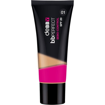 DEBBY BB Cream Matte Sebum Control 1 Light Beige Cosmetic Makeup