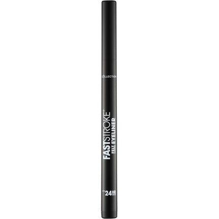 Collection Cosmetics Fast Stroke Felt Tip Eyeliner with Fine Tip 4ml Black