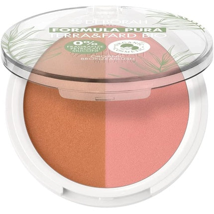 Deborah Terra & Fard Formula Pura Organic and Vegan Raw Materials Warm Complexion Radiant Finish Ideal for Sensitive Skin Colour #2 Medium 9g