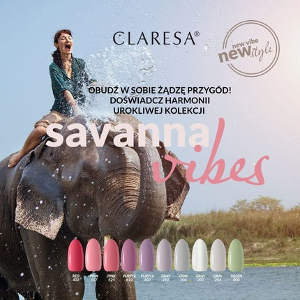 Claresa UV LED Nail Polish Collection Hybrid Manicure Soak Off - 5ml Pink Color No. 525