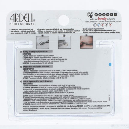 ARDELL Double Trio Individuals Eye Lashes Medium Black