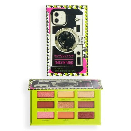 Makeup Revolution X Emily In Paris Camera Queen Eyeshadow Palette New Authentic