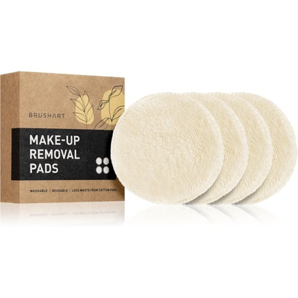 BrushArt Make-up removal pads Cream (4 pads)