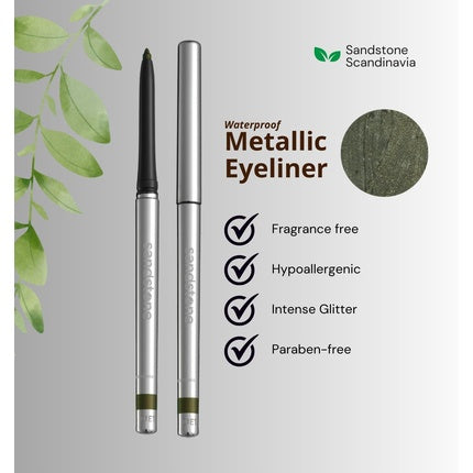 Sandstone Waterproof Metallic Eyeliner 83 Green Envy