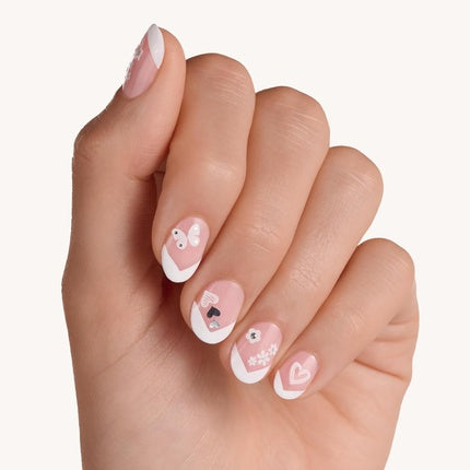 Essence Today's Mood Cute Nail Sticker White Covering Easy to Remove