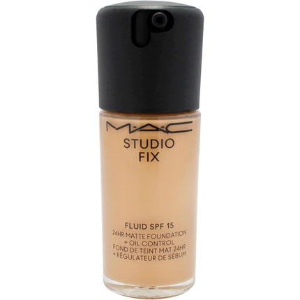 MAC Studio Fix Fluid SPF 15 24Hr Matte Foundation Plus Oil Control NC40 for Women 1 oz