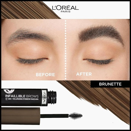 L'Oreal Infallible Brows Eyebrow Gel 3.0 Brunette 4.9ml