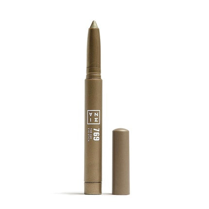 3INA MAKEUP Vegan The 24H Eye Stick 769 Olive Green Waterproof Creamy Eyeshadow Stick Highly Pigmented Quick Drying Matte Shimmer Metallic Cruelty Free