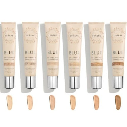 Lumene Blur Smoothing Foundation For All Skin Types Spf15 3 Fresh Apricot 30ml
