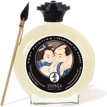 SHUNGA Edible Body Paint Tempting White Vanilla Chocolate