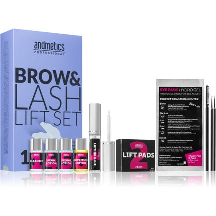 andmetics Professional Brow & Lash Lift Set - Brow & Lash Lift