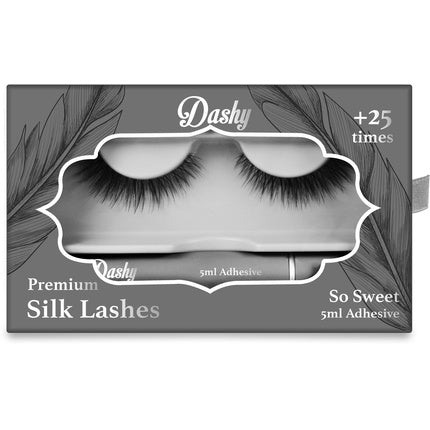 Dashy Premium Silk Lashes With 5 Ml Adhesive - So Sweet