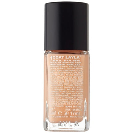 Layla Cosmetics 1 Coat Nail Polish n Degree 32 17ml
