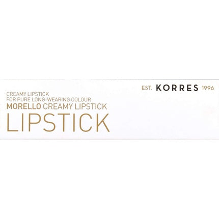 KORRES Natural Morello Creamy Lipstick Blushed Pink Vegan