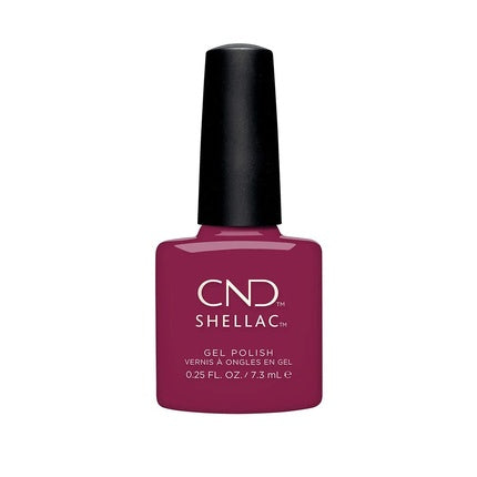 CND Shellac Gel Nail Polish High Shine and Chip Resistant Color 0.25 Fl Oz How Merlot
