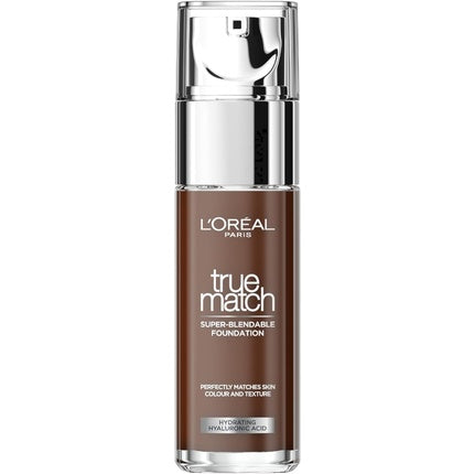L'Oréal Paris True Match Liquid Foundation with Hyaluronic Acid and SPF 30ml 10R Espresso
