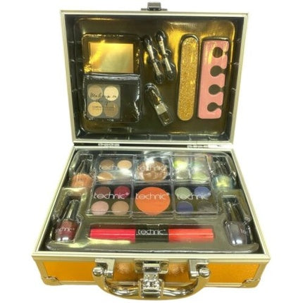 Make Up Beauty Cosmetics Set Case Rose Gold Set Brand New Free P&P