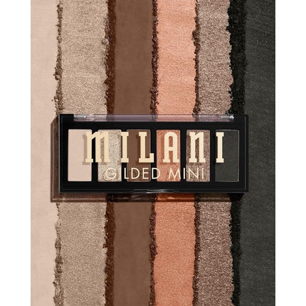 Milani Gilded Mini Eyeshadow Palette with 6 Matte and Shimmer Hues Call Me Old-Fashioned
