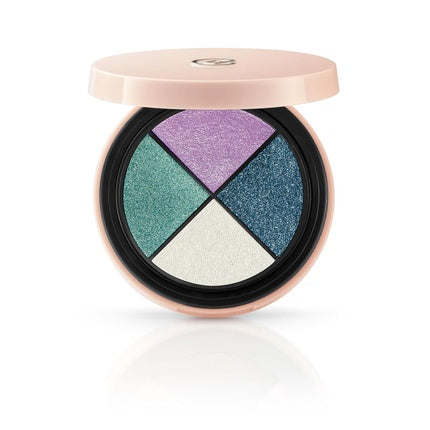 Collistar Flawless Palette 01 Milano Vibes Eyeshadow Palette with 4 Colors Metallic and Pearl Shine High Pigmentation and Long Lasting Professional Eye Makeup 4.5g