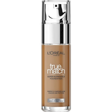 L'Oreal Paris True Match Liquid Foundation with Hyaluronic Acid SPF 17 Nut Brown 30ml