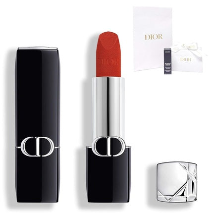Dior Rouge Couture Colour Lipstick Floral Lip Care 777 Fahrenheit Velvet