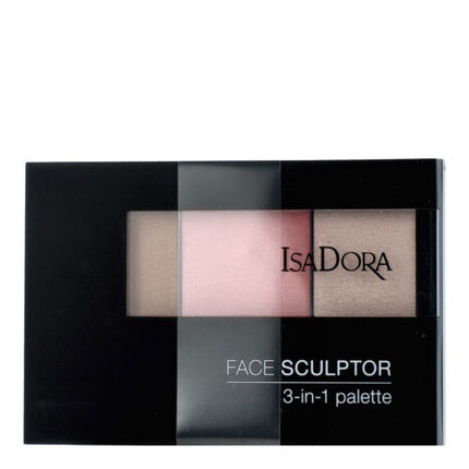 IsaDora Face Sculptor 3-in-1 Palette 60 Warm Peach 12g