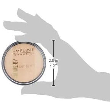 Eveline Art Make-Up Anti-Shine Complex Pressed Powder - 34 Medium Beige, 14g
