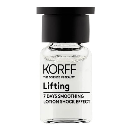 Korff Lifting Face Lotion 7 Days - Smoothing and Lifting Facial Treatment with Lift Up Complex and Vitamin PP - 7 Bottles of 2ml