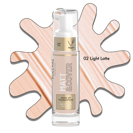 Long-Lasting 24h Vegan Natural Liquid Foundation with Pump