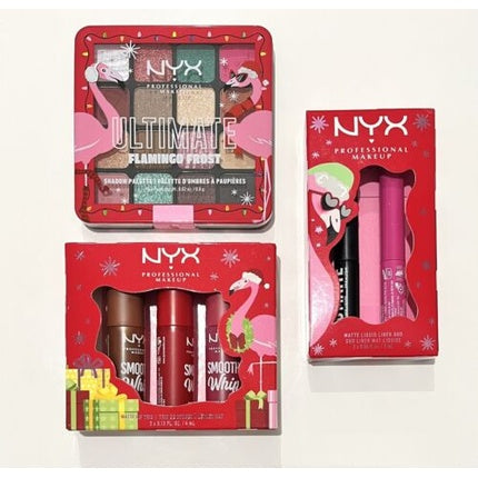NYX PMU Fa La La La Land Bundle Flamingo Frost Palette Lipstick Liquid Eyeliner