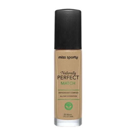 Naturally Perfect Match Vegan Moisturizing Foundation 20 Warm 30ml