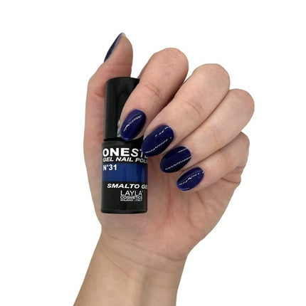 Layla Cosmetics One Step Gel Nail Polish Blue 0.005L