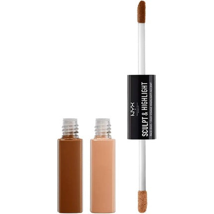 NYX Professional Makeup Sculpt & Highlight Face Duo Cream Contour - Cinnamon/Peach 0.021kg