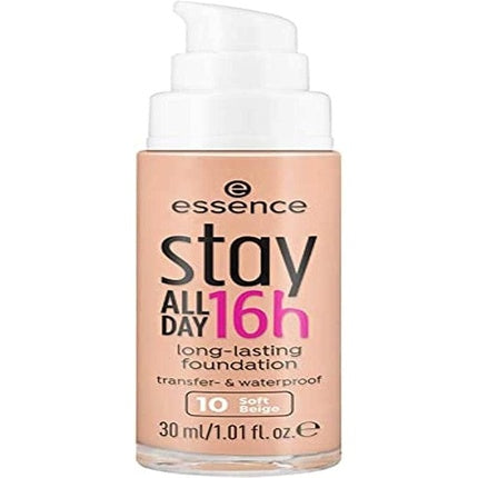 Essence Stay All Day 16h Long-Lasting Foundation 10 Soft Beige