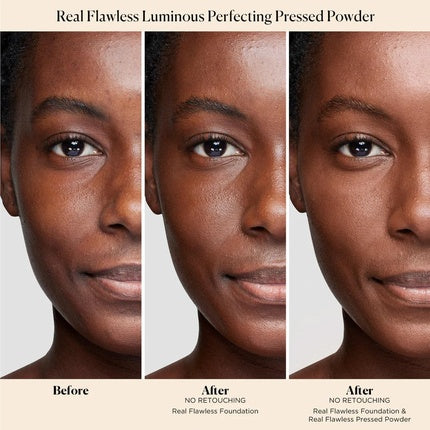 Laura Mercier Real Flawless Luminous Perfecting Talc-Free Pressed Powder Translucent Deep