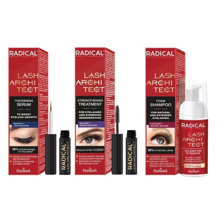 Radical Lash Architect Growth Serum Treatment Eyelashes And Lengthening Shampoo