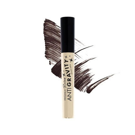 Milani Highly Rated Anti-Gravity Mascara with Castor Oil and Molded Hourglass Shaped Brush Brown Black