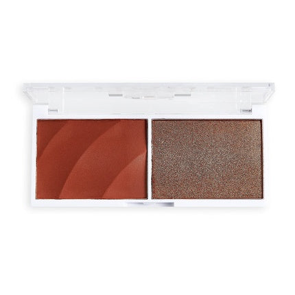 Revolution Relove Blushed Duo Blush and Highlighter Baby