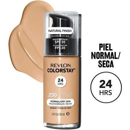Revlon Colorstay Foundation for Dry and Normal Skin 250 with Pump 30ml