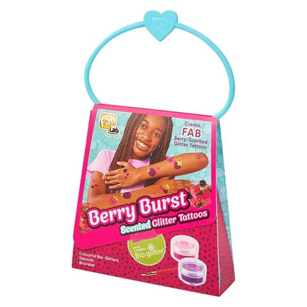 Fab Lab Berry Burst Glitter Tattoos With Scent 30485