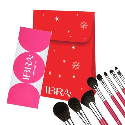 Ibraset Makeup Brushes 8pcs Contouring Palette