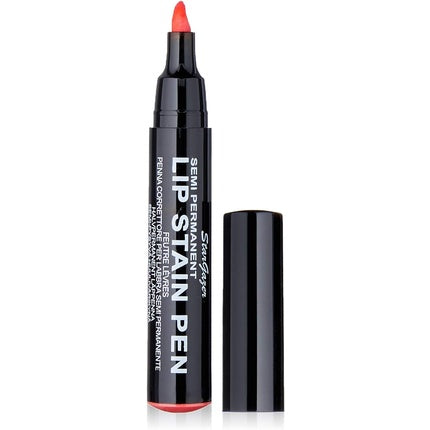 Semi-Permanent Lip Stain Pen 7 - Creamy Matte Lip Color with Reversible Nib 1 Count