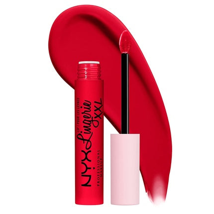 NYX Professional Makeup Lip Lingerie XXL Matte Liquid Lipstick Untamable Brick Red